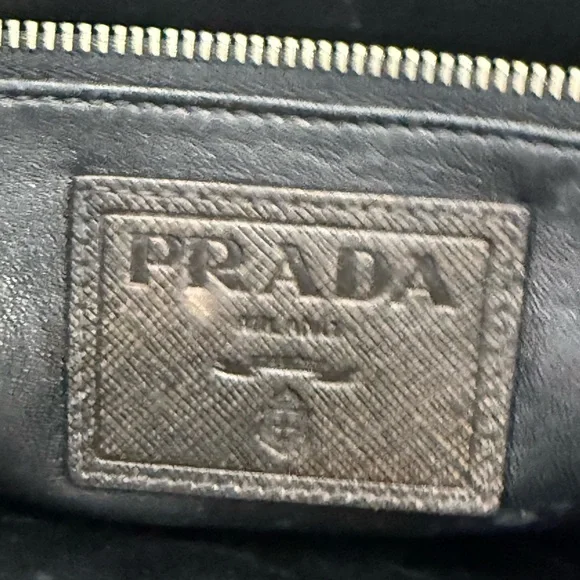 Prada Aged Saffiano Leather Vertical Briefcase Bag - Picture 13 of 16